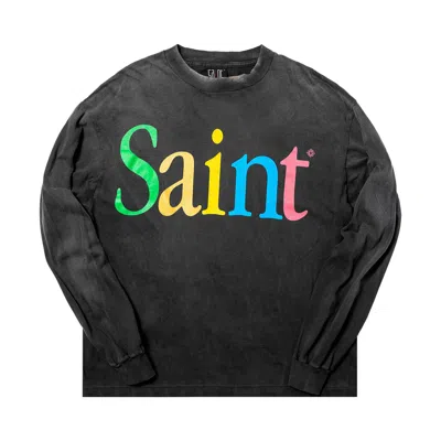 Pre-owned Saint Mxxxxxx Saint Long-sleeve T-shirt 'black' | Men's Size Xl