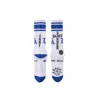 Saint Mxxxxxx Stripe-detailing Cotton Socks In White/blue