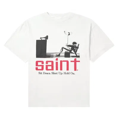 Pre-owned Saint Mxxxxxx Saint Tee 'white' | Men's Size Xl