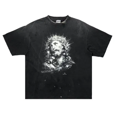 Pre-owned Saint Mxxxxxx Saint Yourself Short-sleeve Tee 'black' | Men's Size Xxl