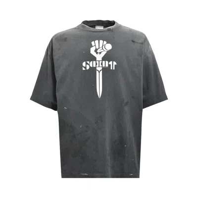 Pre-owned Saint Mxxxxxx Short-sleeve Tee 'black' | Men's Size L