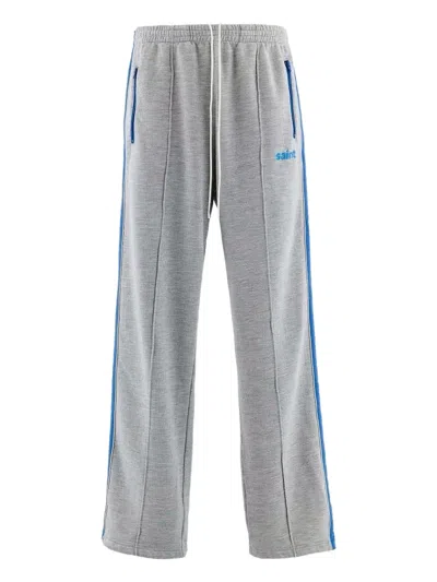 Saint Mxxxxxx Side Line Sweat Pants In Gray