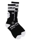 Saint Mxxxxxx Sm X Bape Socks In Black