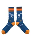 Saint Mxxxxxx Striped-detail Socks In Blue