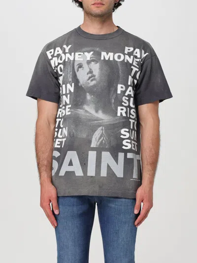 Saint Mxxxxxx T-shirt  Men Color Black In Gray