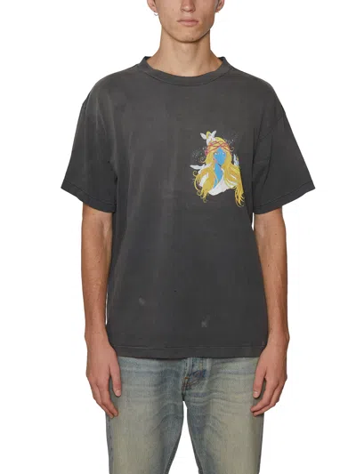 Saint Mxxxxxx 44 Label Group T-shirt In Cotone Con Stampa