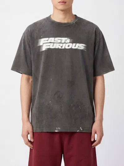 Saint Mxxxxxx T-shirt Men In Gray