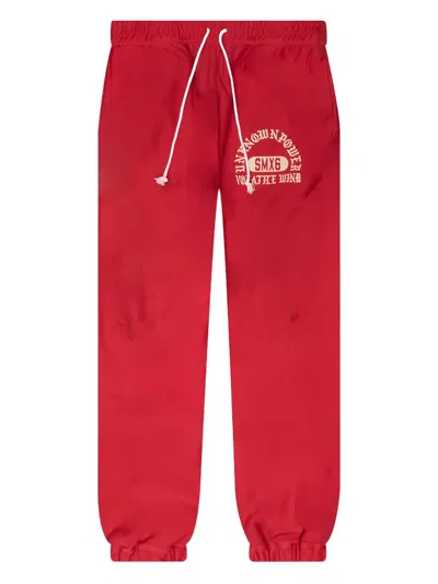 Saint Mxxxxxx Unknown Power Track Pants In Brown