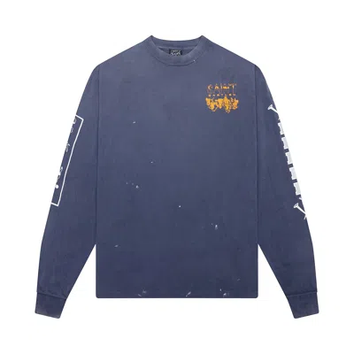 Pre-owned Saint Mxxxxxx X Babylon Bleed Short-sleeve Tee 'navy' | Blue | Men's Size M