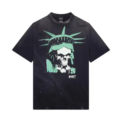 Pre-owned Saint Mxxxxxx X Babylon Statue Skull Short-sleeve Tee 'black' | Men's Size S