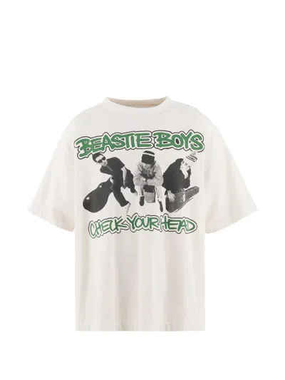 Saint Mxxxxxx Beastie Boys Printed Cotton-jersey T-shirt In White