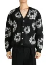 Saint Mxxxxxx X Denim Tears Wool-blend Cardigan In Schwarz