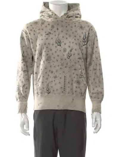 Pre-owned Saint Mxxxxxx X Dr. Woo Printed Hoodie In Neutral