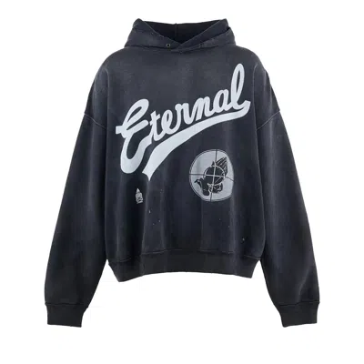 Pre-owned Saint Mxxxxxx X Fear Of God Hoodie 'black' | Men's Size Onesize