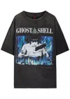 Saint Mxxxxxx X Ghost In The Shell Printed Cotton T-shirt In Black