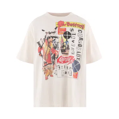 Pre-owned Saint Mxxxxxx X Jamie Reid Destroy Short-sleeve T-shirt 'white' | Men's Size Xl