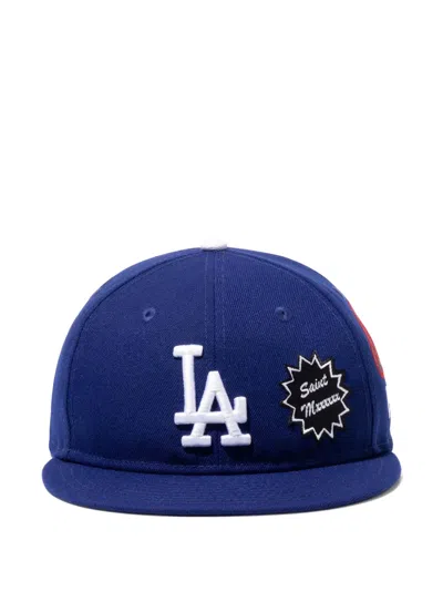 Saint Mxxxxxx X Mlb X New Era Dodgers Logo-embroidered Baseball Cap In Blue