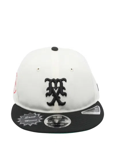 Saint Mxxxxxx X New Era Logo-patch Cap In White