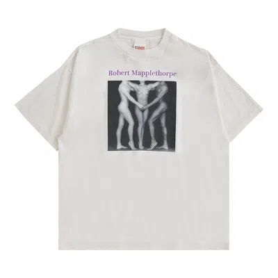Pre-owned Saint Mxxxxxx X Robert Mapplethorpe Embrace Tee 'white' | Men's Size L