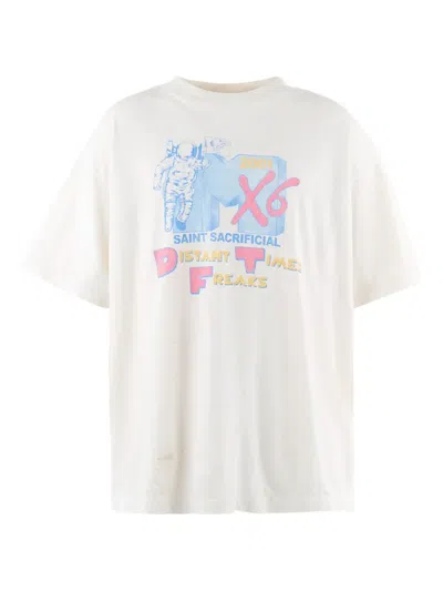 Saint Mxxxxxx X Sean Wotherspoon Cotton T-shirt In White
