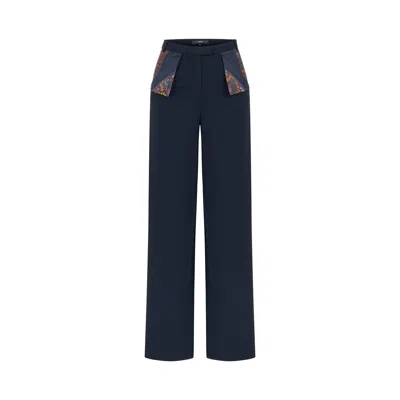 Saint Ones Women's Blue Stravine Pants