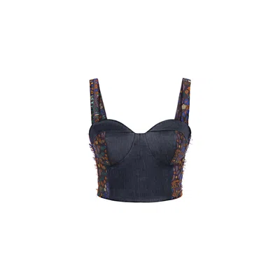 Saint Ones Women's Blue Stravine Top