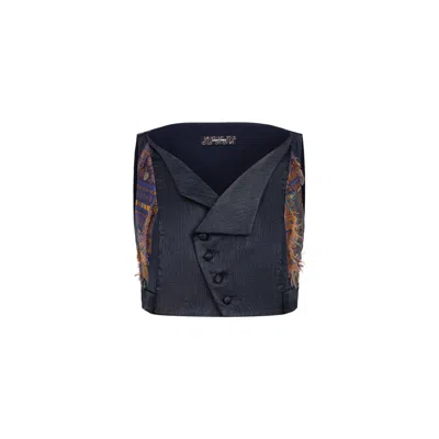 Saint Ones Women's Blue Stravine Vest