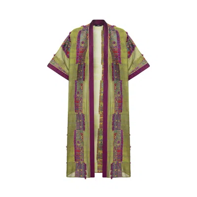 Saint Ones Women's Green Stravine Kimono Olive