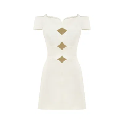 Saint Ones Women's White Auraveyn Dress