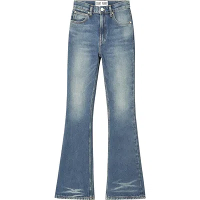 Saint Perry Angel Flare Denim In Blue