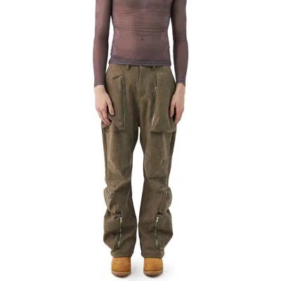 Saint Perry Baggy Cargo Pants Khaki In Brown