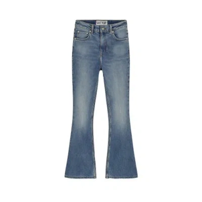Saint Perry Devani Westside Flare Denim In Blue