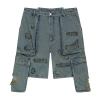 Saint Perry Jazzy Denim Short In Blue