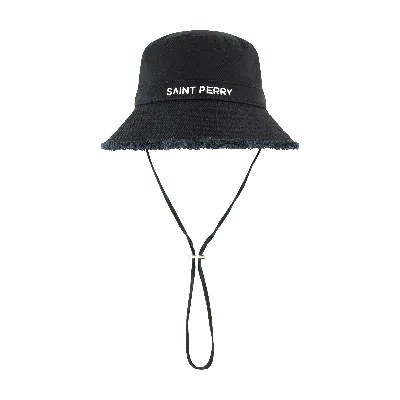 Saint Perry Men's Black Bucket Hat