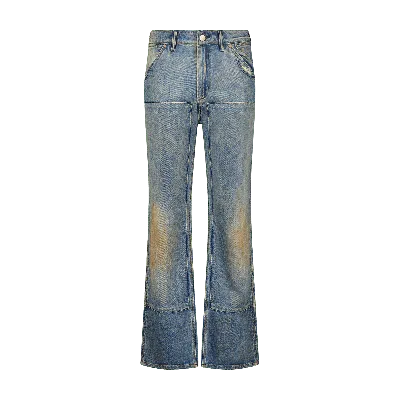 Saint Perry Men's Blue Denim Carpenter Pants