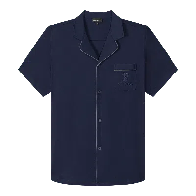 Saint Perry Men's Essential Leisurely Set - Midnight Blue