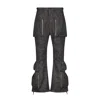 Saint Perry Men's Grey Baggy Cargo Pants Dark Gray In Grey