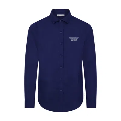 Saint Perry Men's Slim Fit Lightweight Linen Shirt – Blue