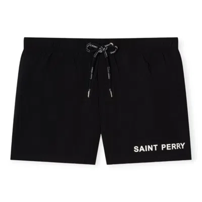 Saint Perry Men's Swim Shorts – Black