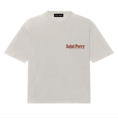 Saint Perry Men's White Monaco Yacht Club Tee