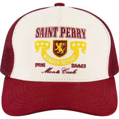 Saint Perry Monte Carlo Resort Trucker Hat In White