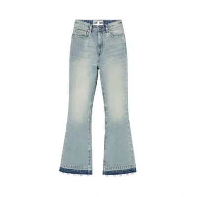 Saint Perry Shaboozey Flare Denim In Blue