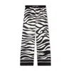 Saint Perry Women's Black Zebra Print Bottom In Black