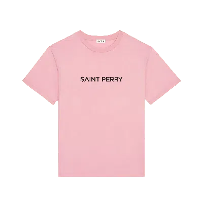 Saint Perry Women's Pink / Purple Cotton Crewneck Shirt - Pink In Pink/purple