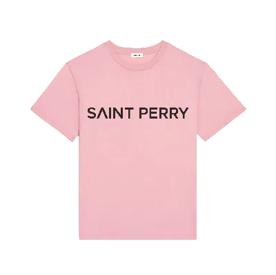 Saint Perry Women's Pink / Purple Cotton Crewneck Shirt In Pink/purple