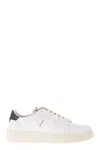 Saint Sneakers Golf Leather Low-top Sneakers In White/forest