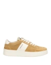 Saint Sneakers Man Sneakers Sand Size 7 Leather In Brown