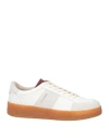 Saint Sneakers Man Sneakers White Size 8 Leather In White