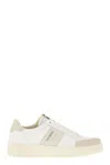 Saint Sneakers Man Sneakers Beige Size 9 Leather In White