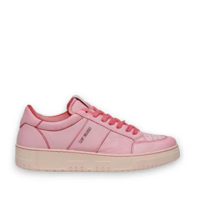 Saint Sneakers Sneakers In Soft Faded Red Leather In Pink